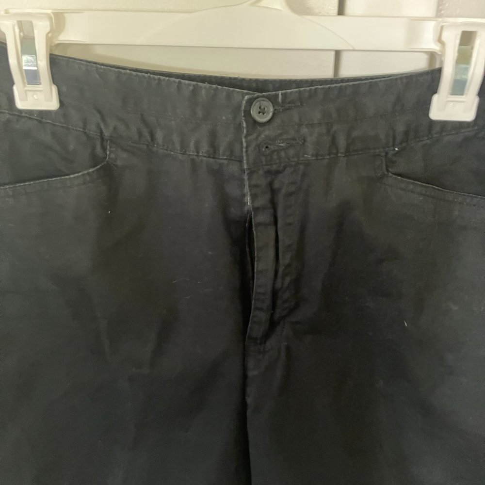 White Stag Black Capri Slacks with Set in Waist Size 12 EUC - Picture 5 of 8